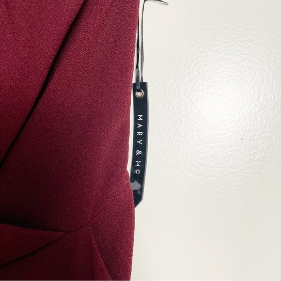 MARY & MO Women’s Ox Blood Jumpsuit - Small - Picture 5 of 10